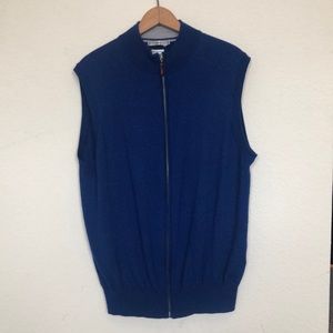 Peter Milan Wool Full Zip Vest, size XL